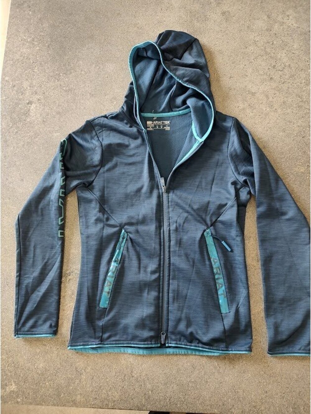 Ariat Women's Bryon Full Zip Hoodie AriatTEK Performance Riding Jacket Sz M